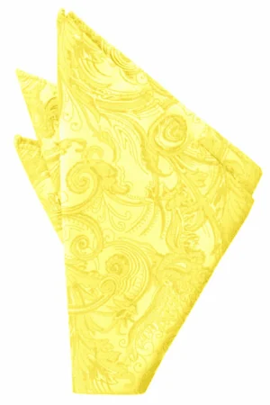 Lemon Tapestry Pocket Square