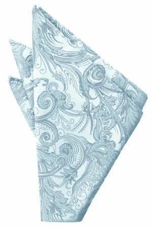 Light Blue Tapestry Pocket Square