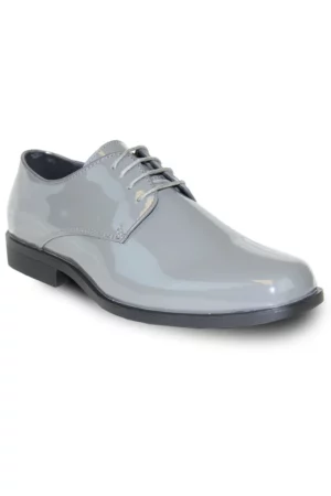 Gloss Grey Tuxedo Shoe
