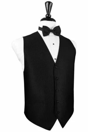 Black Venetian Vest
