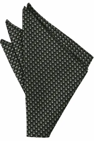 Asphalt Venetian Pocket Square