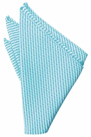 Turquoise Venetian Pocket Square