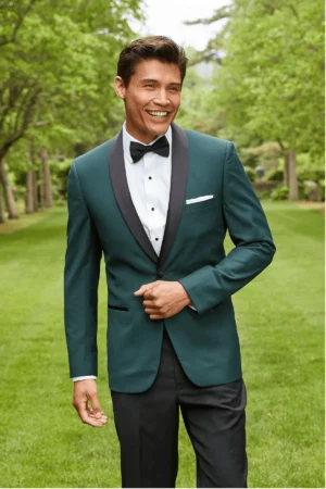 Green Shawl Tuxedo Jacket