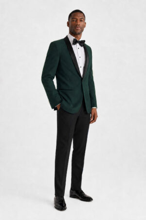 Green Shawl Tuxedo angle 2