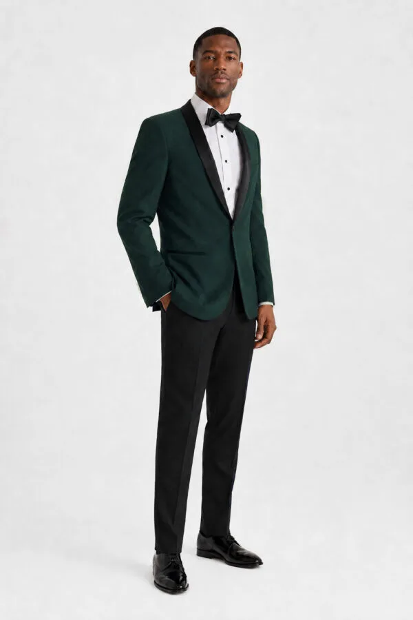 Green Shawl Tuxedo angle 2