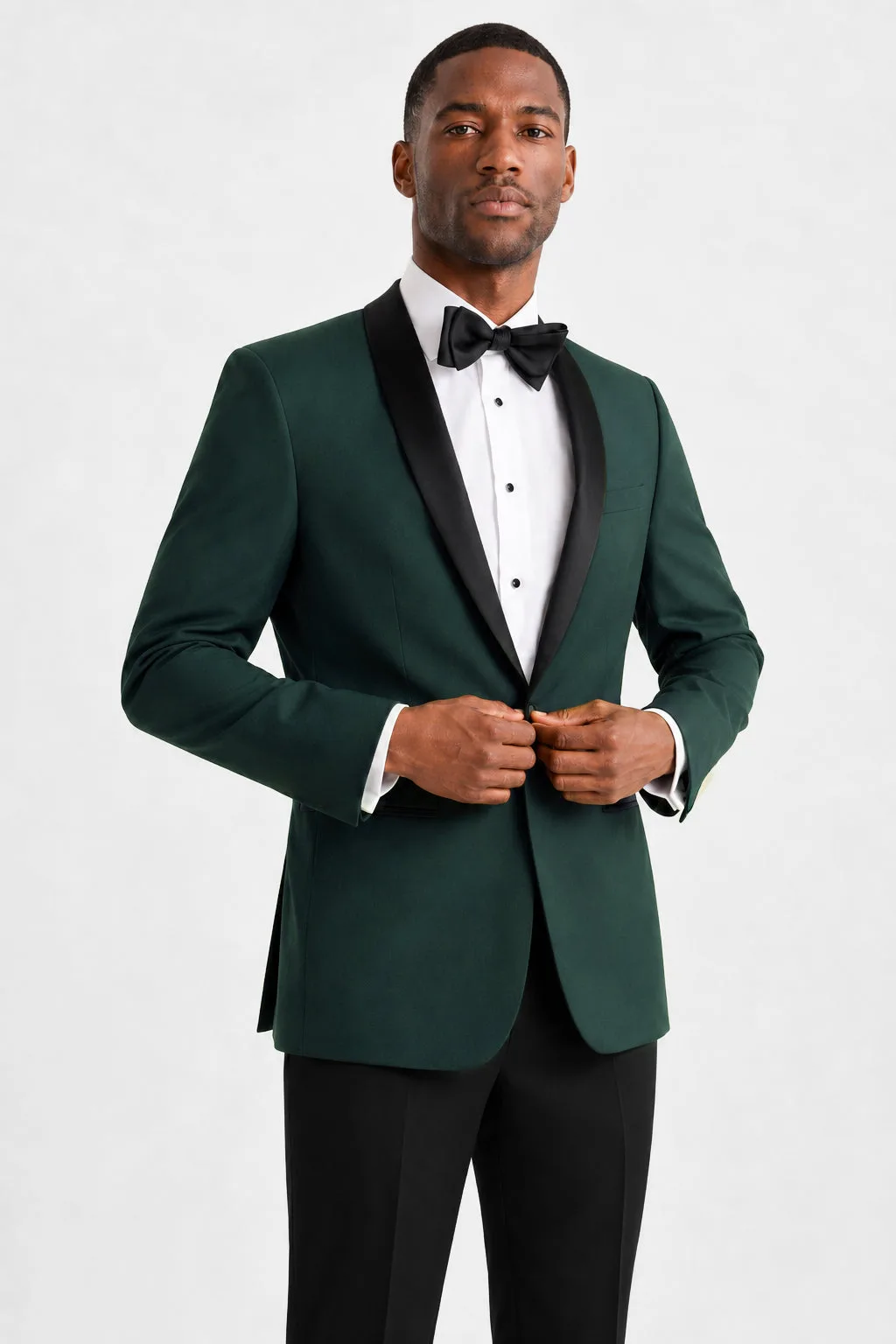 Green Shawl Tuxedo angle 1