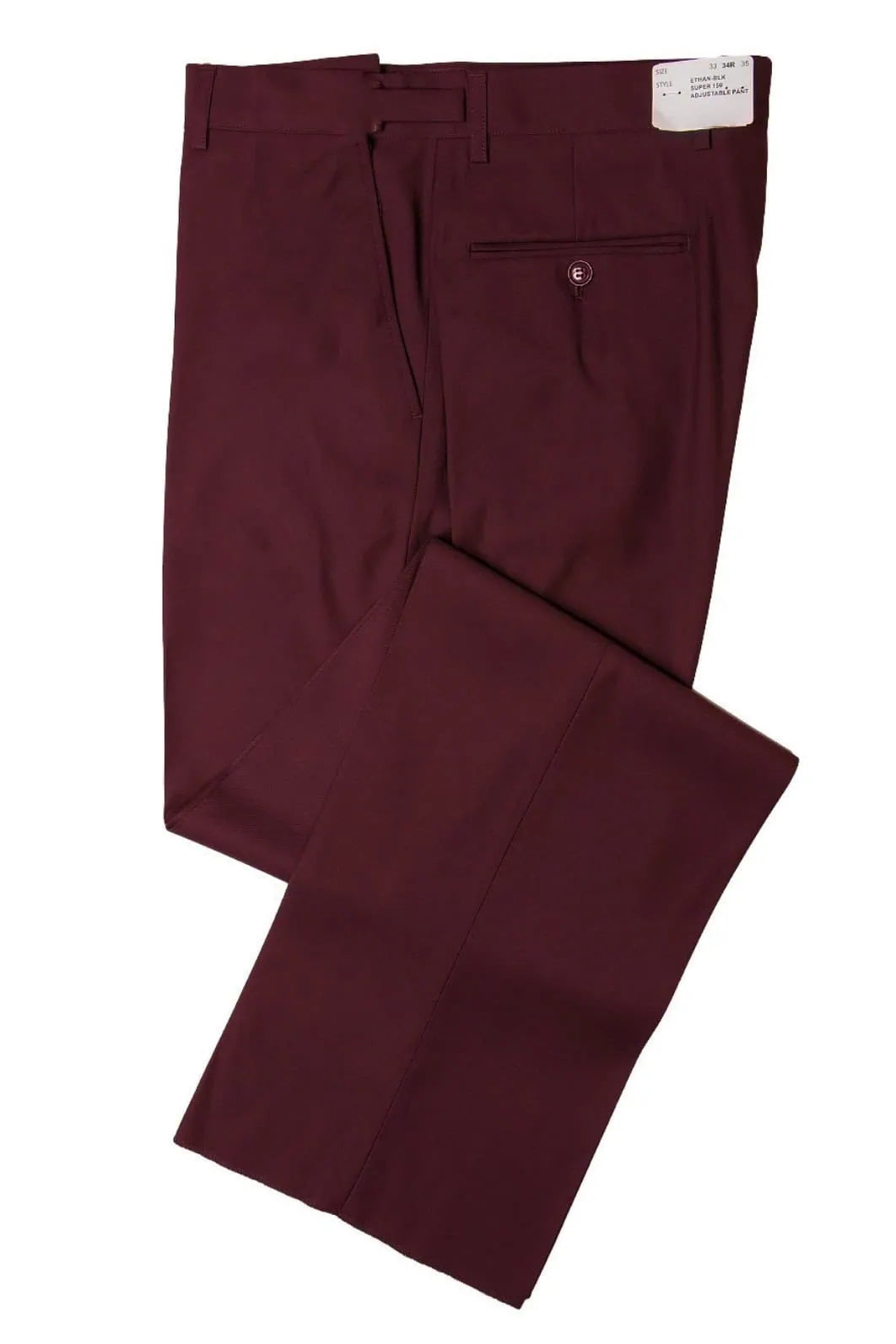 Burgundy Suit Pants
