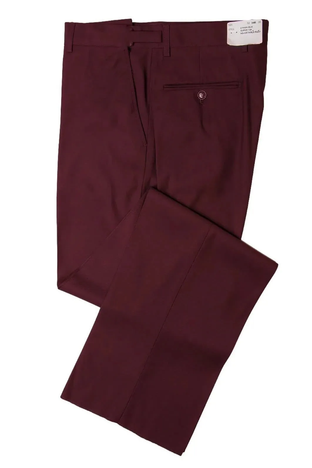 Burgundy Suit Pants