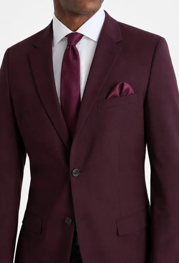 Burgundy Suit angle 3