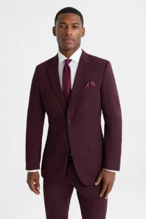 Burgundy Suit Jacket