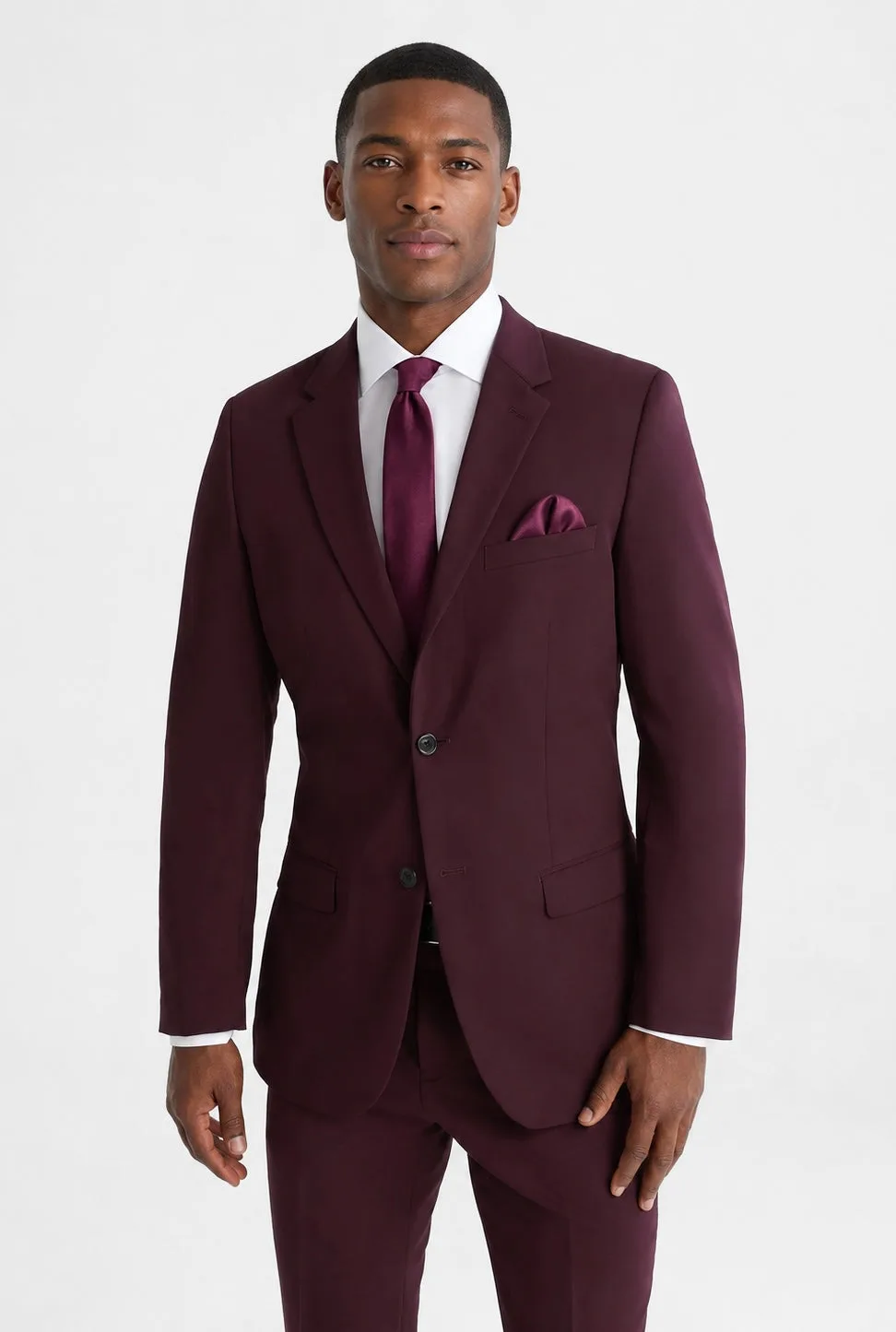 Burgundy Suit Jacket