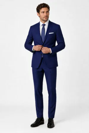 Cobalt Blue Suit angle 2