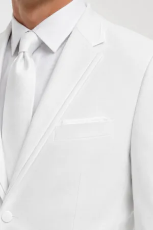 White Madison Tuxedo angle 2